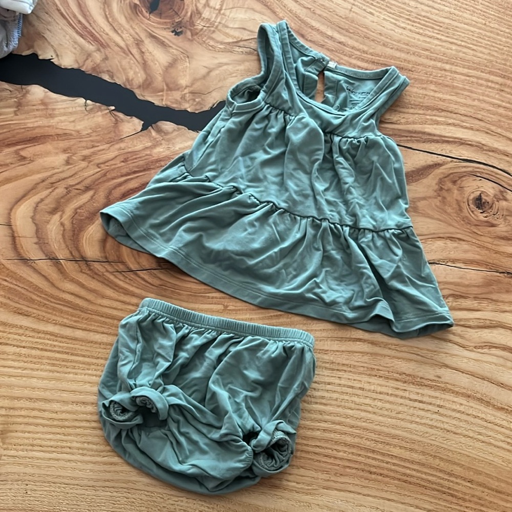 Bamboo two piece summer dress